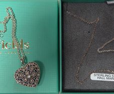 Sterling Silver and Zirconia Locket