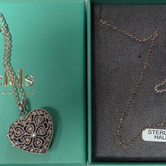 Sterling Silver and Zirconia Locket