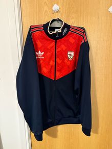 Arsenal Adidas Originals Vintage Track Jacket 1990/92 Navy Reissue