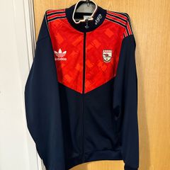 Arsenal Adidas Originals Vintage Track Jacket 1990/92 Navy Reissue