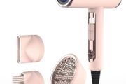 Hair Dryer with Diffuser,Comb/Brush,Nozzle(2200w Professional ION hairdryer) for Women 4C Thick Hair - Baby Pink (FREE POSTAGE)