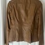Brown leather jacket Image 2