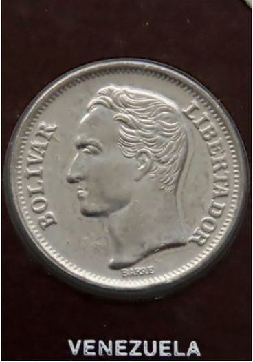 Vintage Venezuela 1977 Coin Stamp cover BUNC