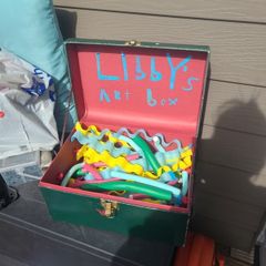 box of hair curlers