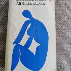 Simone de Beauvoir All Said and Done 1979 in good used condition with some signs of wear on the cover see photos FREE STANDARD POSTAGE INCLUDED