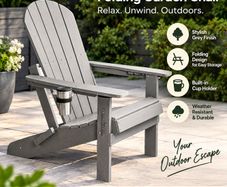 3 Brand new VonHaus Westport Grey Folding Garden Chair, still in the original box.