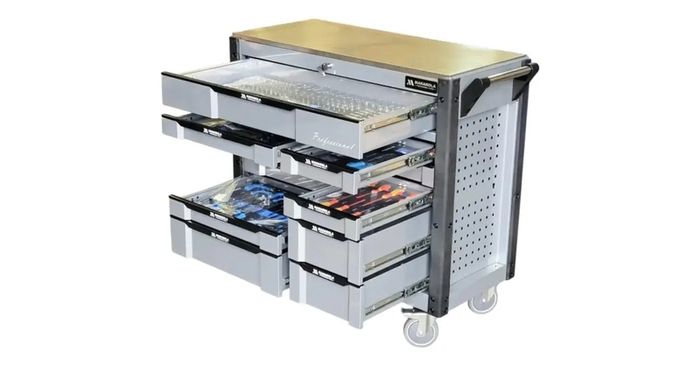 12-Drawer Tool Chest - Fully Loaded Professional Workshop Set
