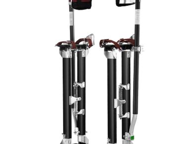 Drywall Stilts Aluminum Tool Stilts 61 cm-102 cm Adjustable Painting Black