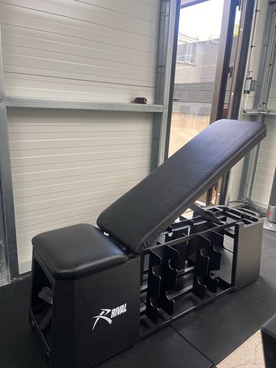 Rival Gym Bench with dumbbell storage