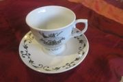 Hendricks gin cup and saucer