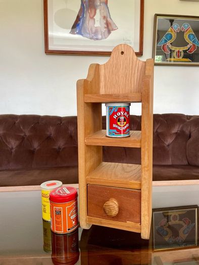 Rustic Decor Wooden Wall Hanging Counter Display Shelf 3 Tier or 4
