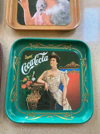 Coca Cola Liberty Metal coasters set