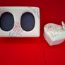 Vintage Ceramic Double Oval Photo Frame & Trinket Dish Image 7