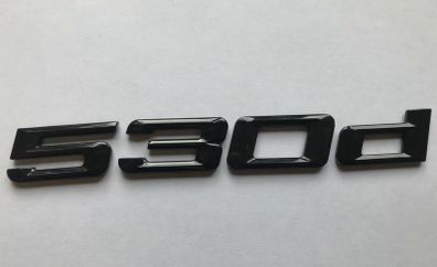 BMW 5 series rear boot badge 530d