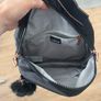 Kipling Mini Backpack (Black with Rose Gold Hardware + Keyring) Image 4