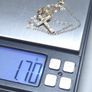 Vintage 9ct Gold Cross Necklace 375 Hallmarked Engraved Heart Pendant 46cm Image 5