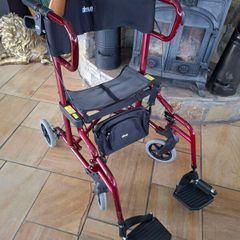 DRIVE  mobility rollator / transport chair combo