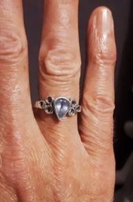 Tanzanite Silver Ring