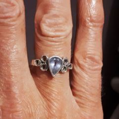 Tanzanite Silver Ring