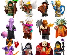 Lego 71047 Dungeons and Dragons Collectible Minifigures (Complete Set of 12)