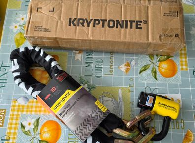 New York Kriptinite 14mm security chain and lock