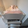 Kids bed. Stompa - UNOS Mid Sleeper with Pull Out Desk, Storage Image 3