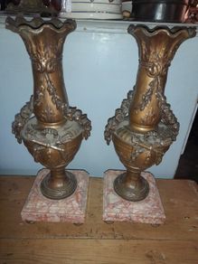 Pair of Antique French Vasees
