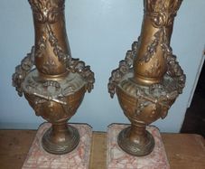 Pair of Antique French Vasees