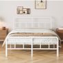 4ft6 Double Bed Frame with Curved Headboard Image 8
