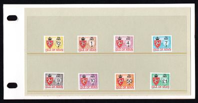 1975 Isle of Man Postage Due Stamp Presentation Pack