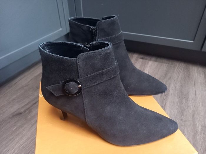 Black Suede Ankle Boots