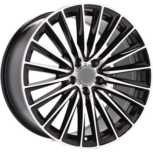 18" MULTISPOKE Mercedes Type Grey Gloss Alloy Wheels Audi Seat Skoda Mercedes VW 5x112