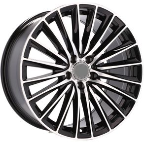 18" MULTISPOKE Mercedes Type Grey Gloss Alloy Wheels Audi Seat Skoda Mercedes VW 5x112
