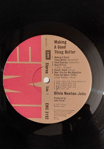Oliver Newton John - 'Making a Good Thing Better'