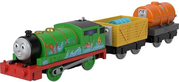 BRAND NEW Thomas & Friends Motorized Percy & The Tanker