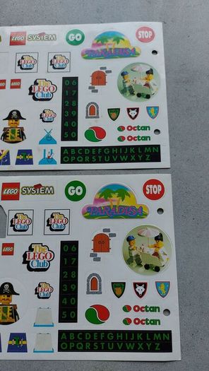 Lego Club UK Sticker Sheet 1993