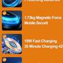 15W for Magsafe Car Charger,1,73 kg Magnetkraft, Qi Wireless Fast Magsafe Car Mount Magnetic Phone Holder,Compatible for iPhone 12/13/14/15/16 Pro Max Mini Plus & Samsung S23 [A28] Image 6