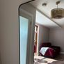 Black Framed Mirror 60cm x 90cm, Excellent Condition Image 3