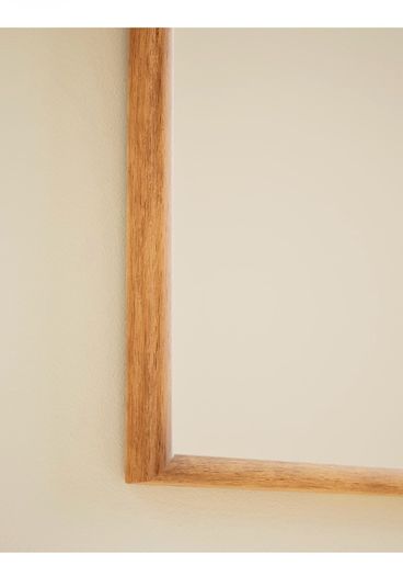 M&S arched wooden mirror