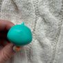 Littlest Pet Shop LPS Hasbro Pewter Aqua Teal Lucky Parakeet Lucky Pets Fortune Cookie: Wave 4 Used Please look at the pictures Image 9