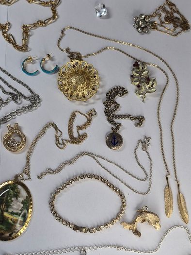 Vintage Mystery Jewelry lot including Kirks Follyand Sarah Coventry