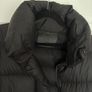 Massimo Dutti black puffer coat oversized XS-S feather down Image 2