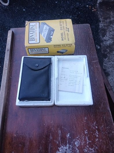 antique Binatone mini cassette adaptor