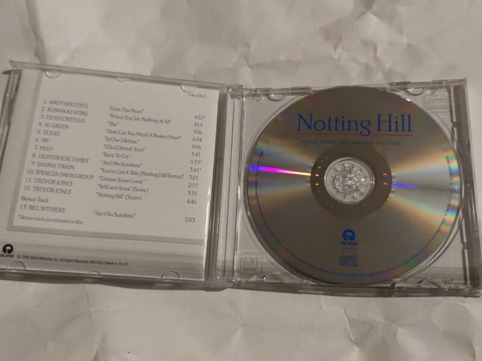 Notting Hill Movie Soundtrack Cd