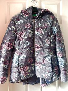 Benneton floral girls coat