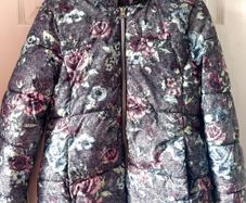 Benneton floral girls coat