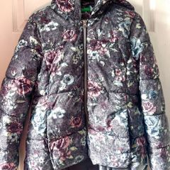 Benneton floral girls coat