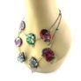 Vintage Italian Art glass leaf Costume necklace Image 3
