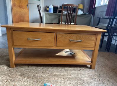 coffee table and TV unit
