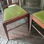 2 low curveback Edwardian chairs Image 6
